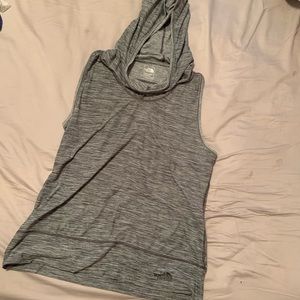 North face hooded tank